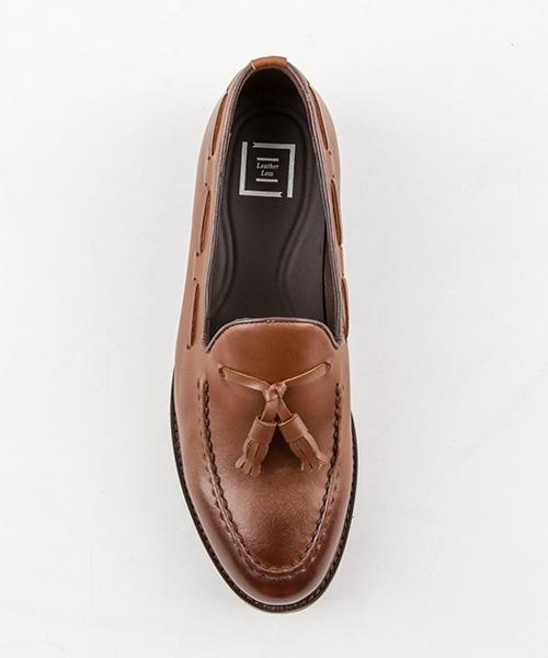 Leatherless #2050 / Tassel Loafers / Brown / For Men