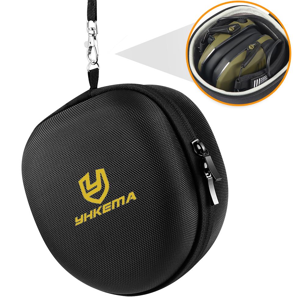 Shockproof Hard Carrying Case Storage Travel Bag For Walkers Howard Leight Impact Sport Sound Amplification OD Electric Earmuff