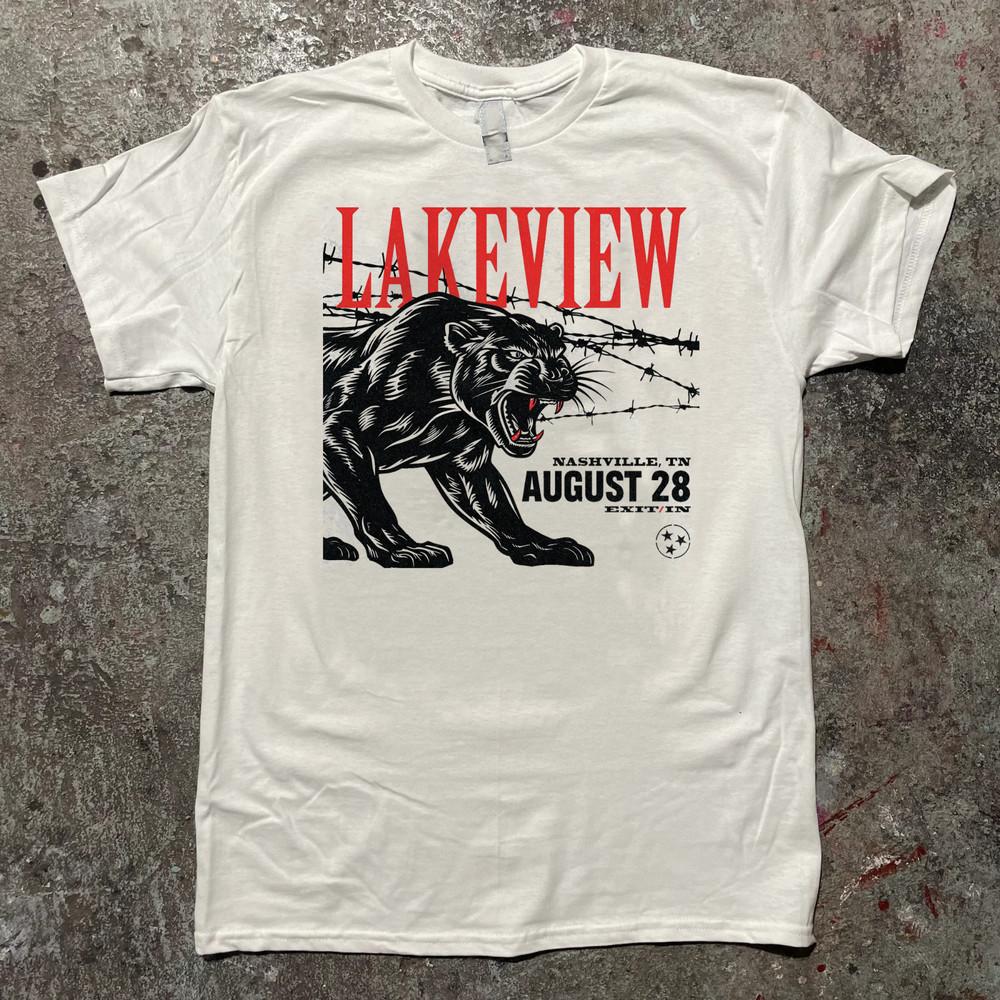 

NEW LAKEVIEW Band Poster Concert T Shirt White All Size Gift Fans HH464 Unisex T-Shirt L
