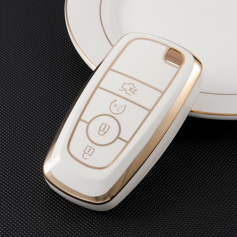 Ford Mondeo Key Set for Fox Wingbo Fiesta Forrest Lincoln Mustang TPU All-inclusive Shell
