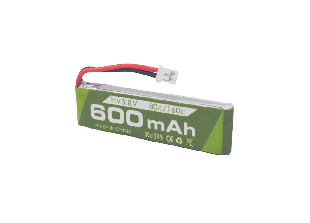 2 BUC 1S 3.8V 80C 600mAh Baterie Litiu cu Conector Plug JST PH-2.0 și Cablu de Încărcare USB pentru Drone RC Cinewhoop Tinyhawk Micro FPV Racing Car