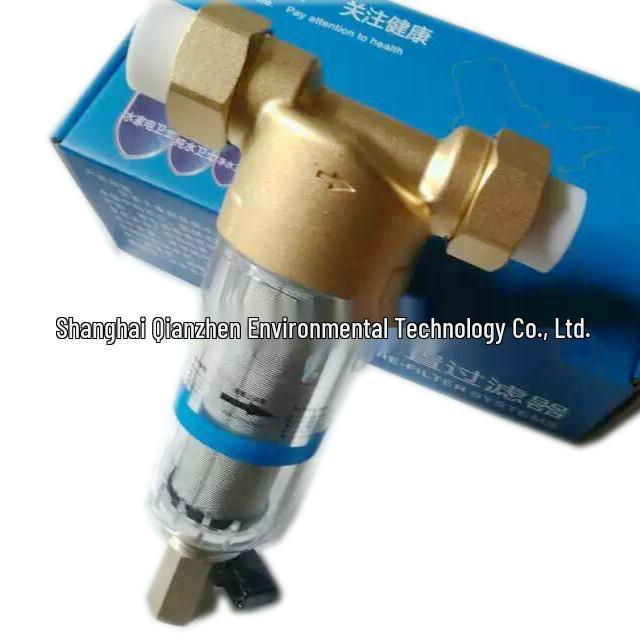 Kupfer & Edelstahl Vorfilter Küchenwasserreiniger mit Netzfiltersystem