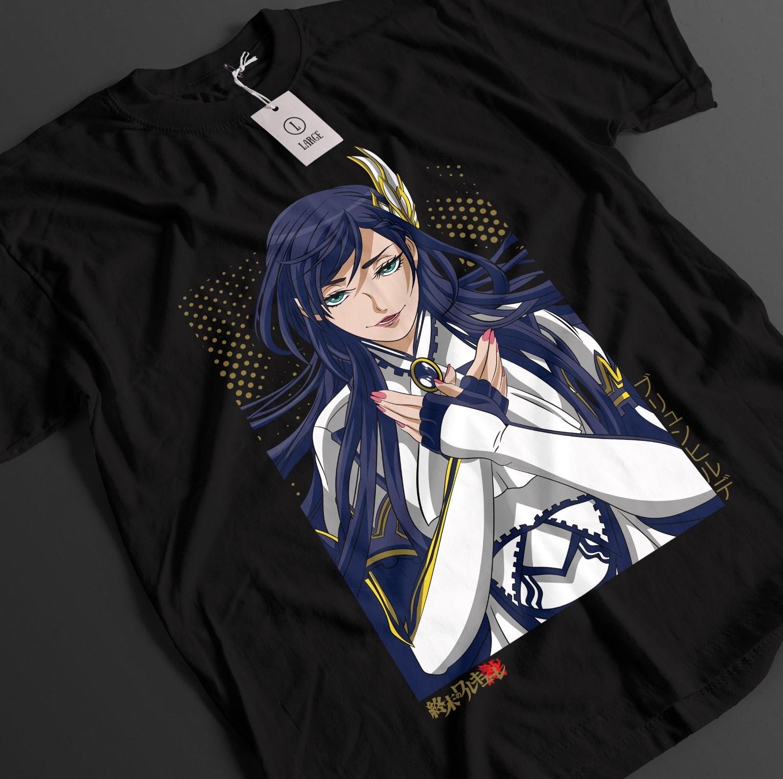 

Record Of Ragnarok Shirt Jack The Ripper Tshirt Buda T-Shirt Mens Womens Tees Top Adam Top Anime Tee XL