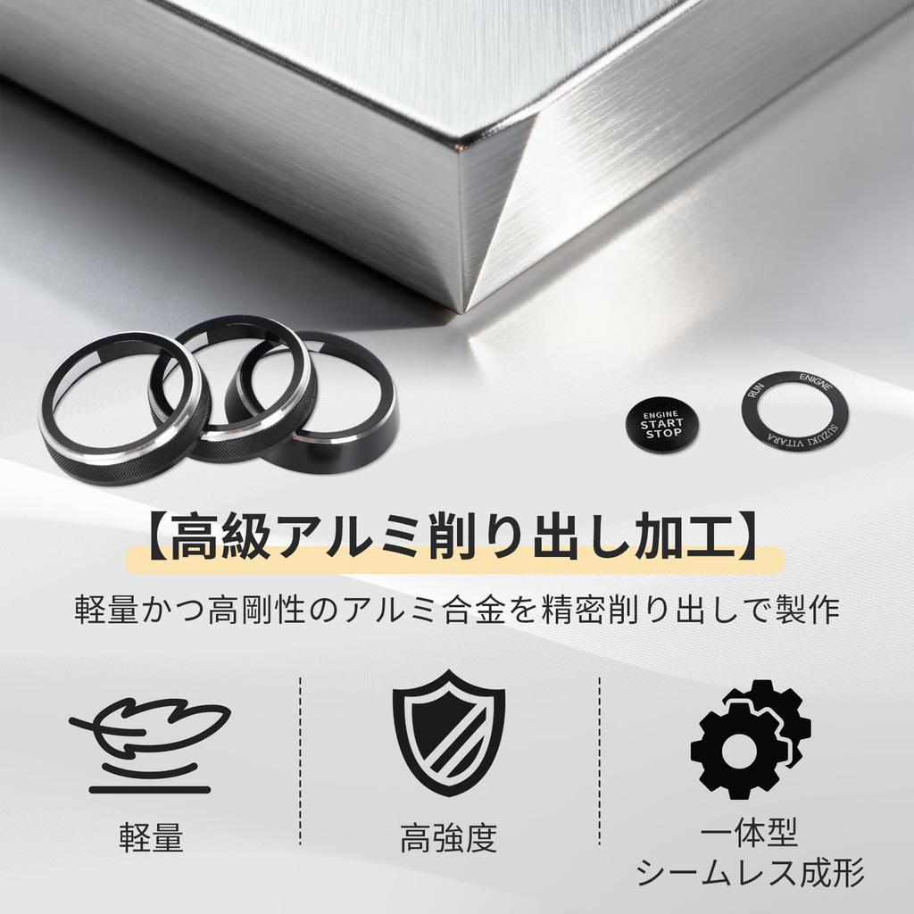 [Set of 5] UmeMart Jimny JB64/JB74 Air Conditioner Dial Cover