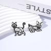 Cutee Black Cat Enamel Pins Cartoon Kitten Void Loading Kawaii Animal Brooches Lapel Backpack Badge Jewelry Gifts for Friends