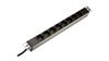 Power Strip PDU 19 Rack, 8x Schuko Socket, 2.0M, 1x Unischuko Plug, 16A, Aluminum Dn-95401