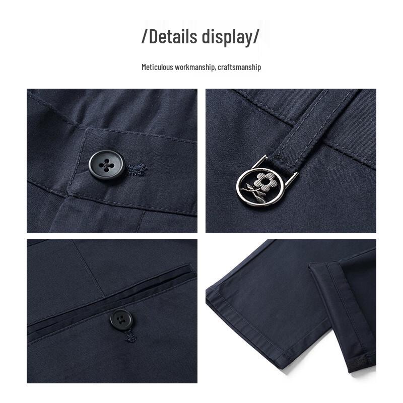 MONTAGUT Men's Spring/Autumn Straight-Leg Casual Trousers