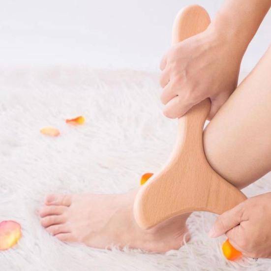 Herramienta de masaje terapéutico de madera, fácil de sostener, uso versátil, alivia la tensión muscular, elimina la celulitis y esculpe el cuerpo.