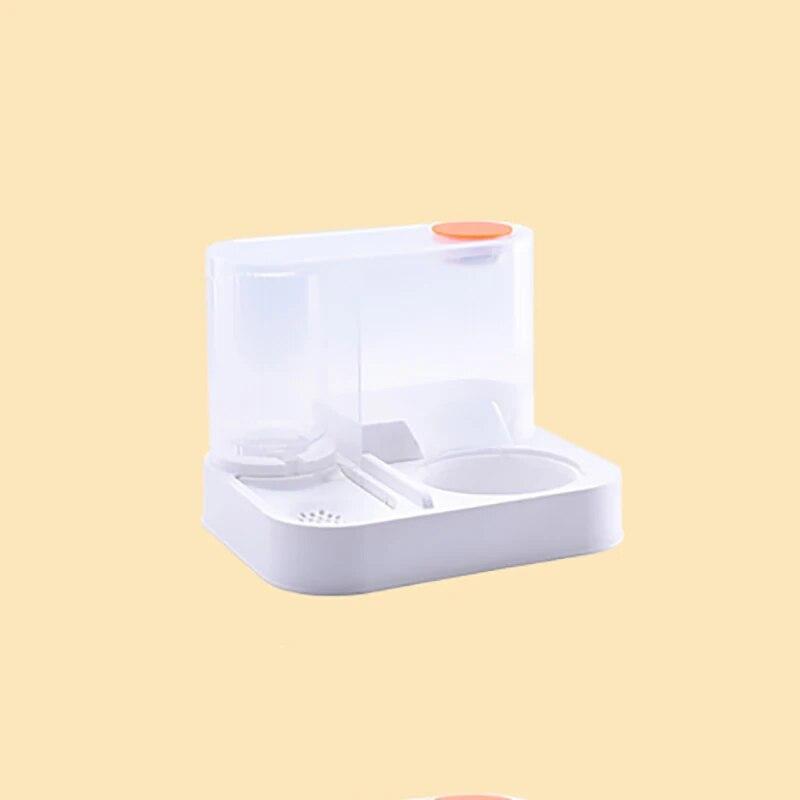 

Автоматичний дозатор котячого корму великої місткості Миска для питної води Товари для тварин Контейнер для корму для собак із вологим і сухим розділенням помаранчевий