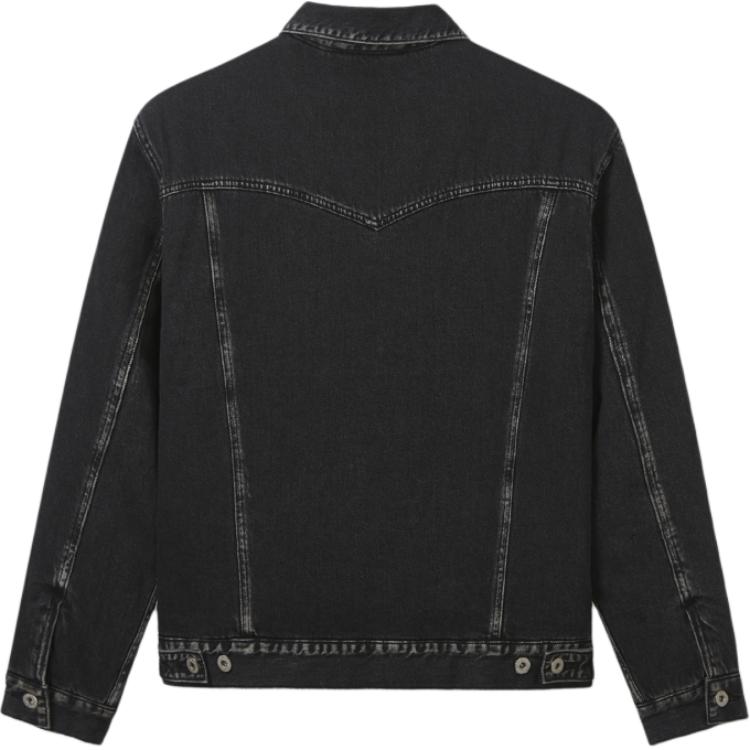 Levis American Vintage Loose Fit Long Sleeve Denim Jacket Men Jackets Black 002HR-0000