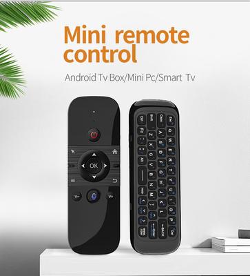 M8 Controle remoto de voz Air Mouse 2.4G Mini teclado sem fio IR aprendizagem Gyro Sensing bateria de lítio para Android TV Box X96