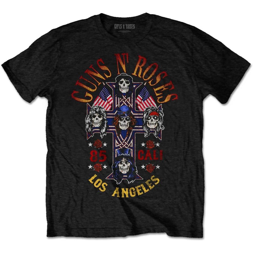 Guns N Roses Unisex TShirt Cali 85 S