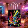 Graffiti Theme Party Handbag: Kids' Birthday Gift & Candy Bag