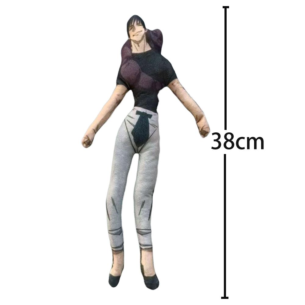 Anime JJK Plush Gojo Satoru Plushies Dolls Fushigura Megumi Slender Twistable Shape Stuffed Toys Abstract Festivals Gifts 28cm