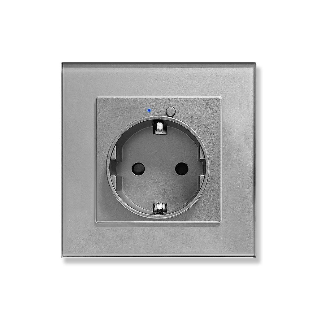 European Standard Smart WiFi Socket with APP Remote, Voice Control, Timer & Power Monitoring