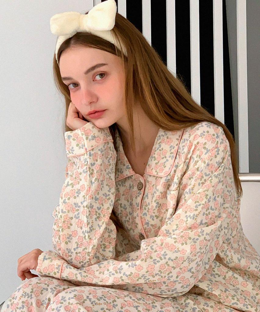 Baseukala Peach Blossom Pajamas Set