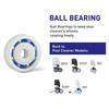 8Pcs Pool Supply Town Wheel Ball Bearing For Polaris Vac- 360 380 Pool Cleaner Wheel Plastic Ball Bearing Parts