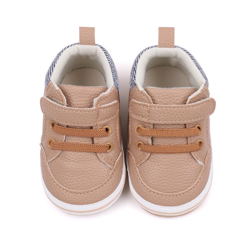 Trendy Baby Soft Sole Non-Slip PU Leather Walking Shoes