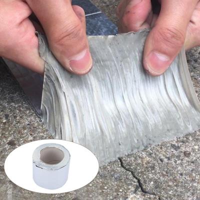 Fita impermeável de borracha butílica multifuncional para reparo de tubo de drenagem de telhado 7,5 cm * 10 m