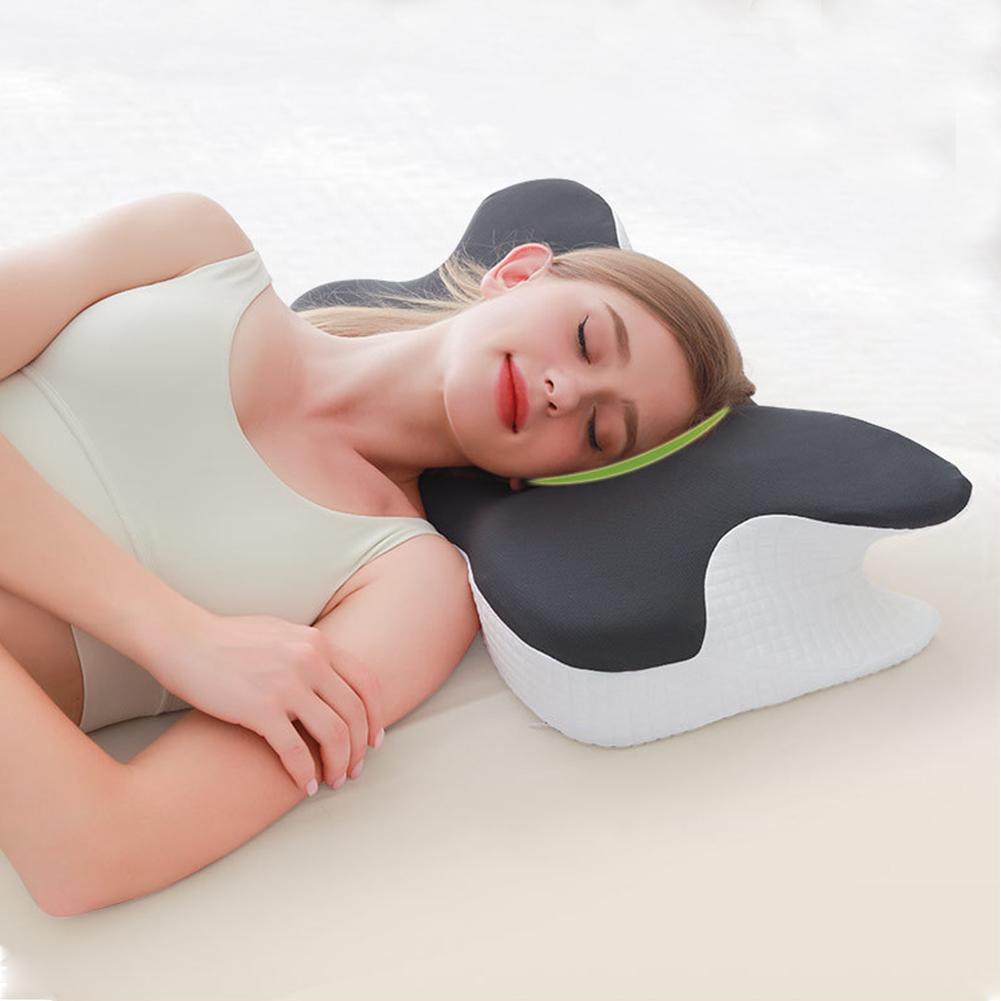 Comfortable Side Sleeping Butterfly Pillow Ergonomic Sleep Cervical Vertebra Pillow Neck Protection Sleeping Orthopedic Pillow