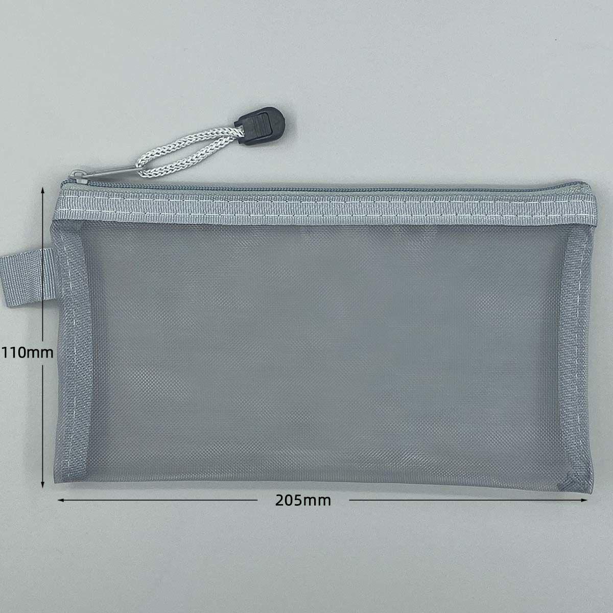 

Transparent Mesh Pencil Case - Large Capacity, Portable Storage Bag for Students and Exams 20.5CM x 11CM