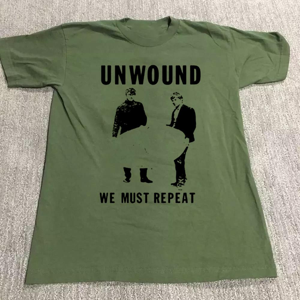 Rare Unwound Band We Must Repeat T Shirt Green All Size Gift Fans AL787 Unisex T-Shirt XXXXL