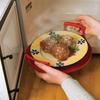 Microwave Plate Tray Durable Anti-deformed Microwave Plates Holder Home Cooking Supplies Microwave Cool Steam Holder