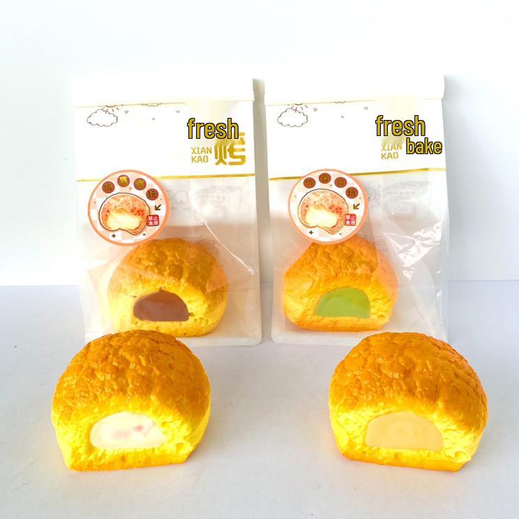 Simulation Hamburger Pineapple Bun Bread Model Display Prop