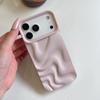 Irregular wavy pattern applies to iPhone16Pro max mobile phone case Apple 17 soft case matte 14/15 skin-friendly