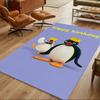 Pingu Arctic Adventure Washable Door Mat Compact Foldable Construction Stain-resistant Surface Office & Lounge Rug Minimalist Modern Style