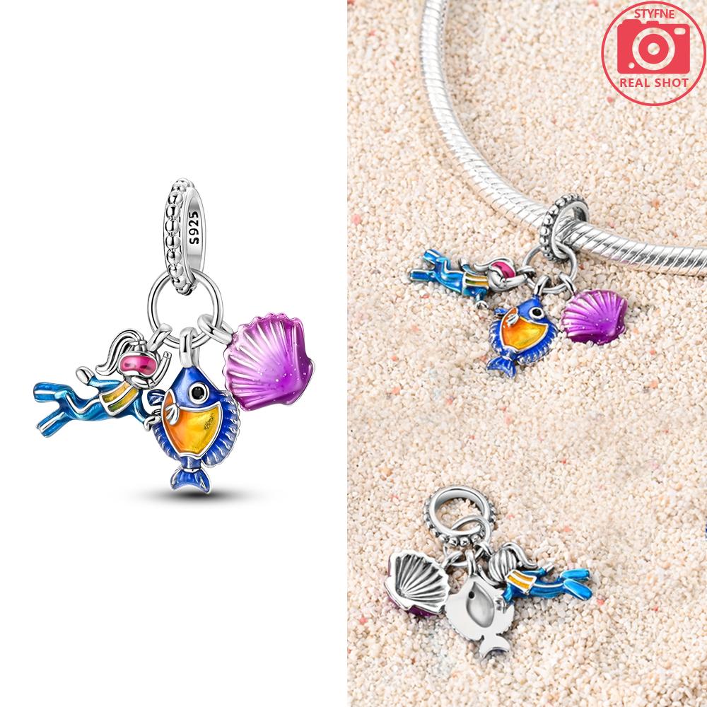 Original Black Dress High Heels Bag Lipstick Beads Fit Bracelet Charms Copper Women Jewelry Necklace Diy Gift