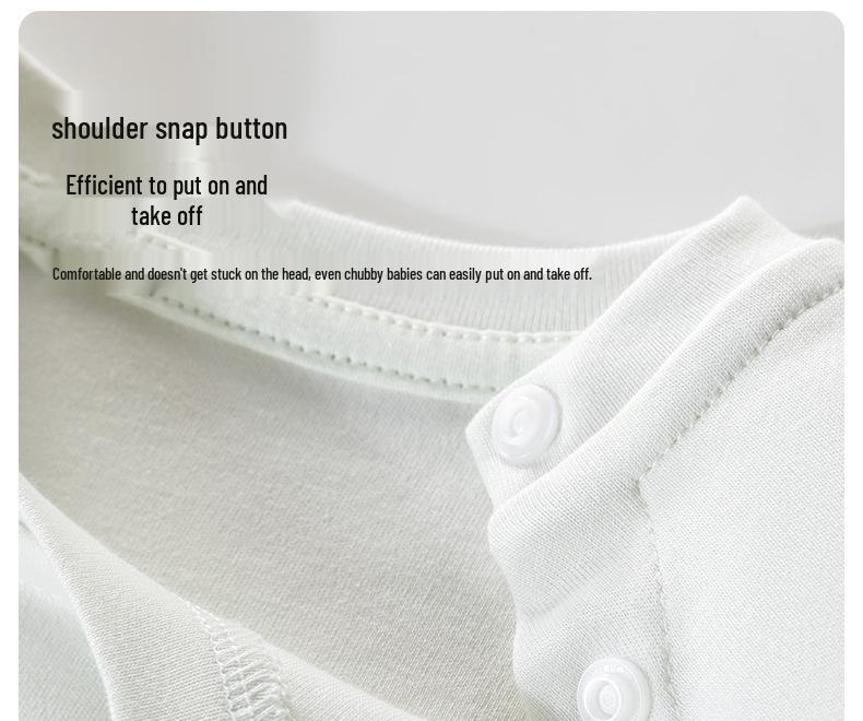 Infant Round Neck Long Sleeve Base Layer for Spring and Autumn