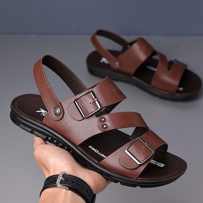 Large Size 454647 Sandals Men's New Summer Casual Versatile Shoes Men's Sandals Dual-purpose Beach Shoes