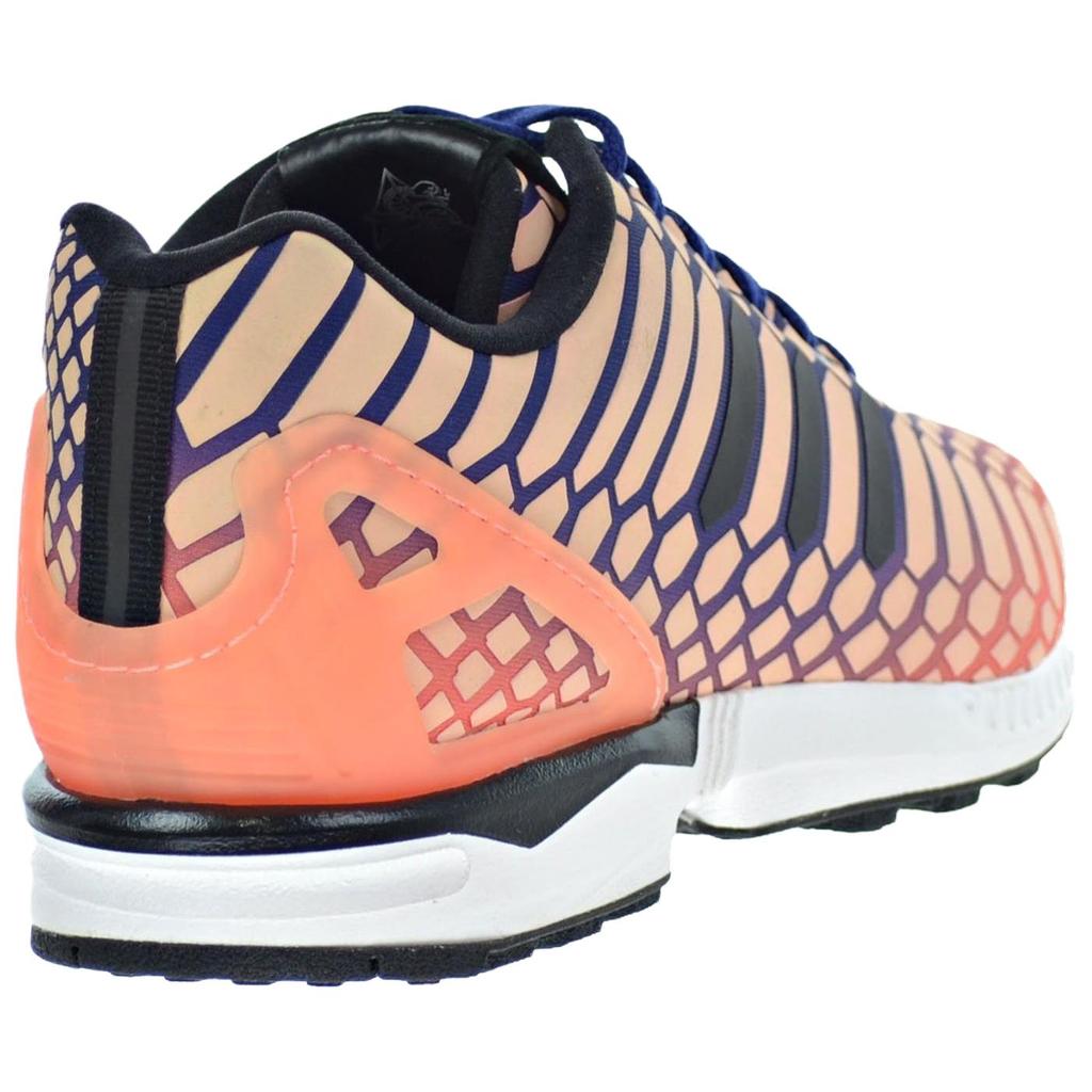 Adidas Originals ZX Flux Sunglo Comfortable Versatile Lifestyle Casual Shoes Women sneakers Pink Orange Black AQ8230