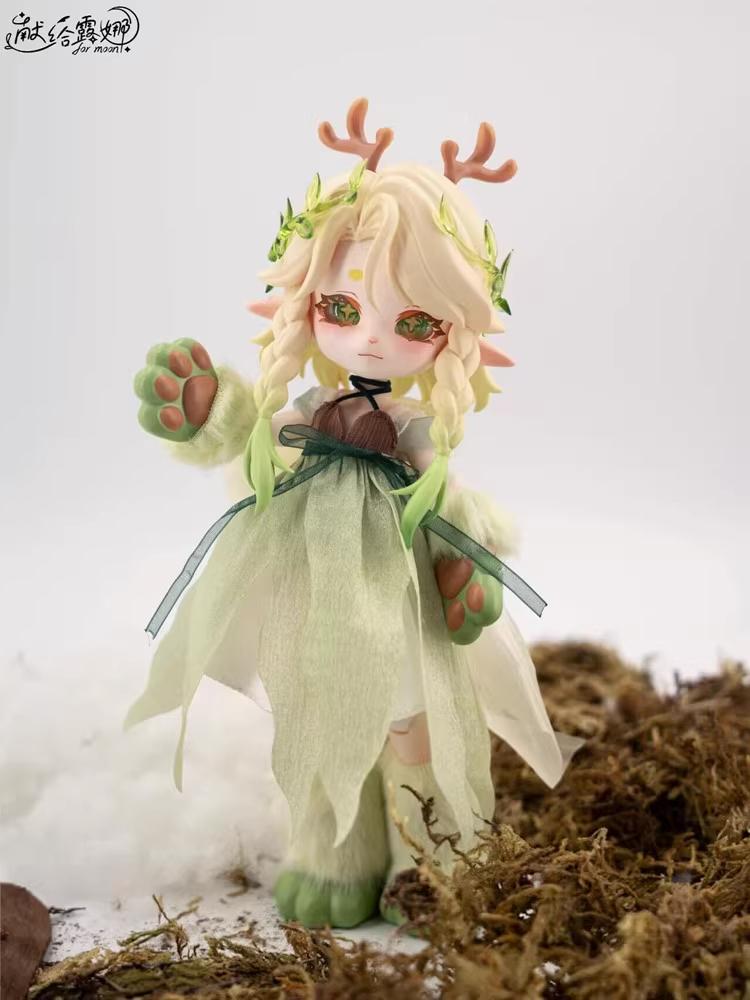 In Stock 1/12 Bjd Trendy Luna Series Joint Movable Doll Toy Dress Up Ornaments Collectible Miniature Figure