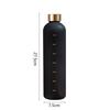 1Pc 1000ml Large Capacity Frosted Plastic Water Bottle Portable,BPA-Free, Durable,Fitness,Sports,Outdoors,Travel Essential