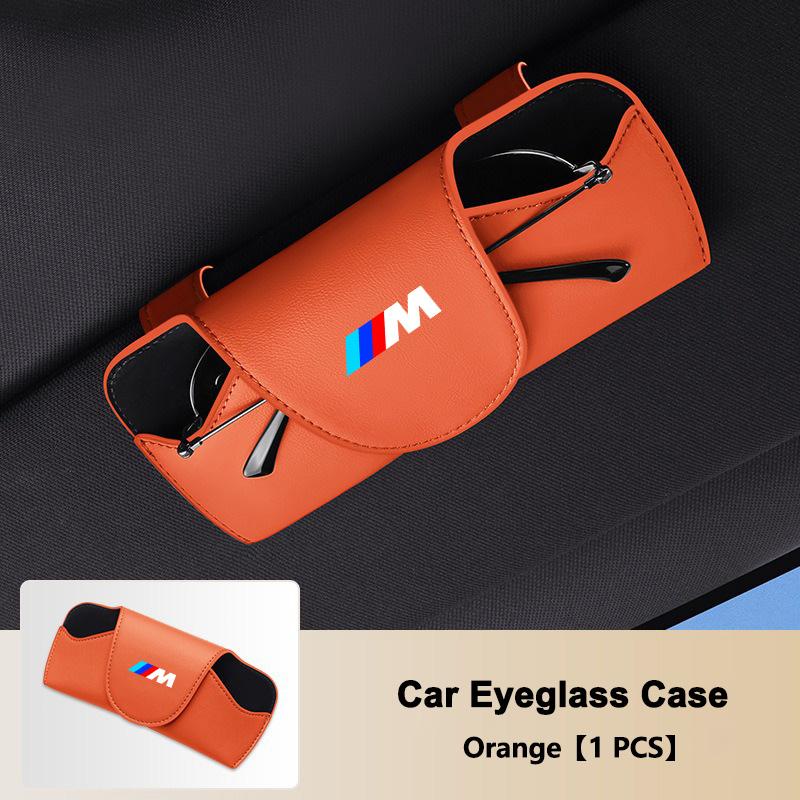Car Interior Glasses Case Sun Visor Sunglasses Box Holder For BMW 1 2 3 4 5 6 7 X Series Z4 G11 G30 X1 F48 X2 F39 X3 G01 X4 G02 mkdf86