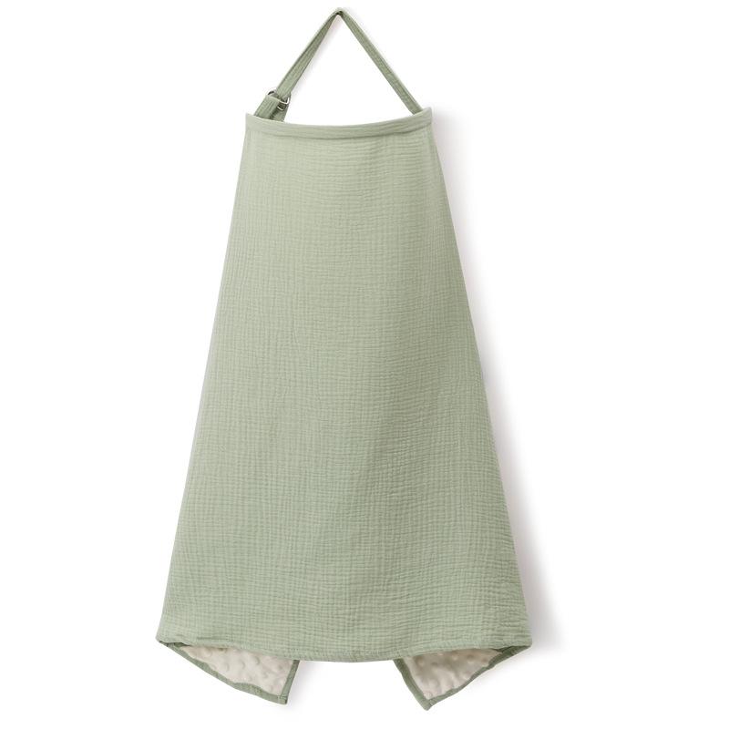 Multifunctional Nursing Cover Nursing Scarf Shawl Poncho for Outside Breathable Cotton Muslin Breastfeeding Cover for Moms