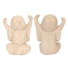 Statua Monaco Bambino Vivida Arenaria Statuetta Monaco Bambino Ornamento Statua di Buddha per Decorazione Casa e Ufficio