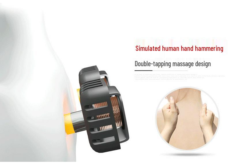 Cervical Spine & Trapezius Massager: Neck, Back, Waist, Shoulder Kneading Percussion Shawl