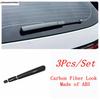 Rear Window Wiper Windscreen Windshield Sequ Cover Trim For BMW X1 iX1 U11 X2 iX2 U10  2024 2025 Carbon Fiber Accessories
