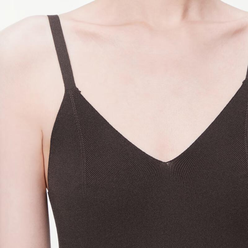 Robe d'été en maille sans manches à col en V JNBY