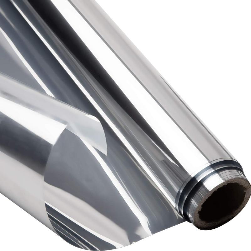 

Mirror Effect One Way Vision Window Film Privacy Protection Anti-UV Rejection Solar Protection Window Tint Building Sticker 40x100cm