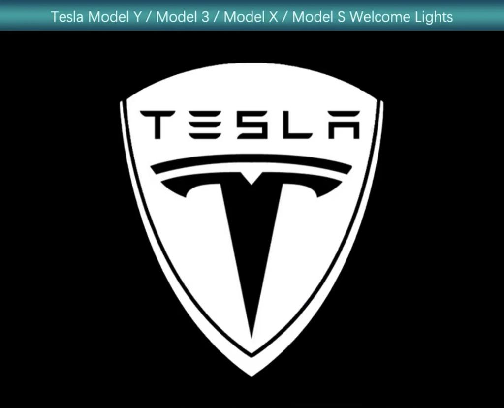 2/4Pcs For Tesla Car Model 3/Y/X/S Welcome Light Model Y/3 Door Ambient Light Decoration
