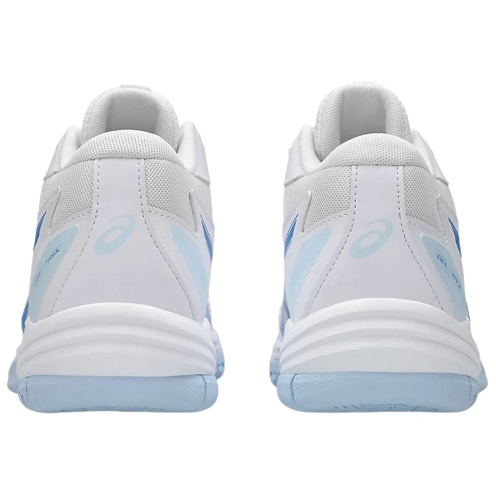 Asics Gel-Task 4 Mt Soft Comfortable Durable High-Top Volleyball Shoes Women Sneaker White Blue 1072A105-102
