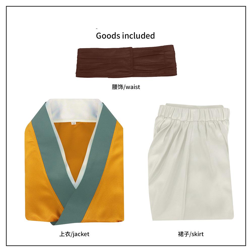 

Аниме Дневники аптекаря Маомао Костюм для косплея Женский наряд Ханфу Униформа Сяолань Косплей Кимоно Топы Юбки Комплект Хэллоуин Asian M