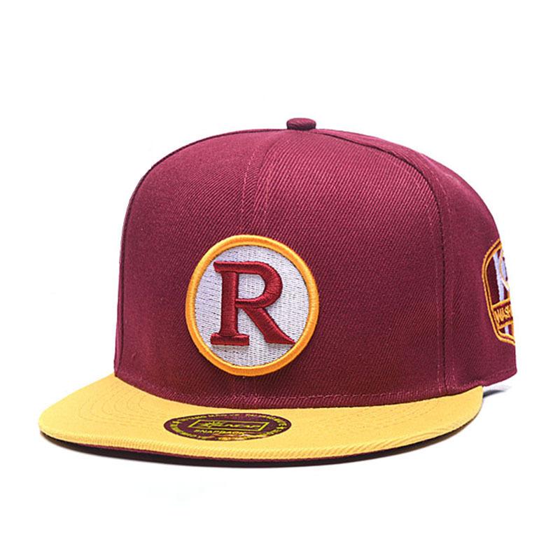 Letter D Adult Sports Hip Hop Casual Hat Sunshade Basketball Flat Edge Hat Baseball Cap