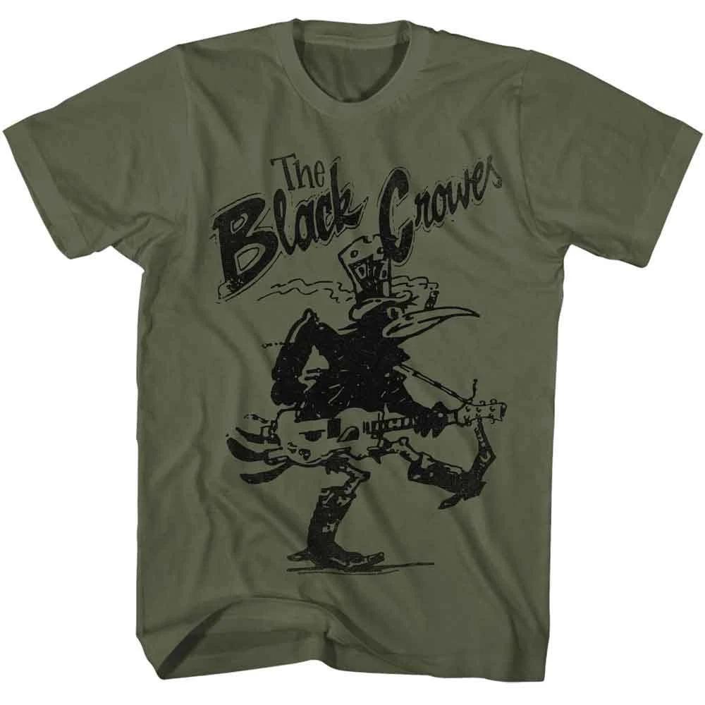 The Black Crowes Vintage Crowes Military Green Music Shirt 100