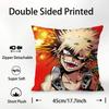 My Hero Academia Katsuki Bakugo Pillow Case Plush Fabric Soft Pillowcase Double Sided Print Cushion Cover Household Gifts