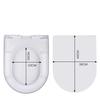Universal Thickened UV Slow-Close Toilet Seat Cover with Quick Release for Home Use